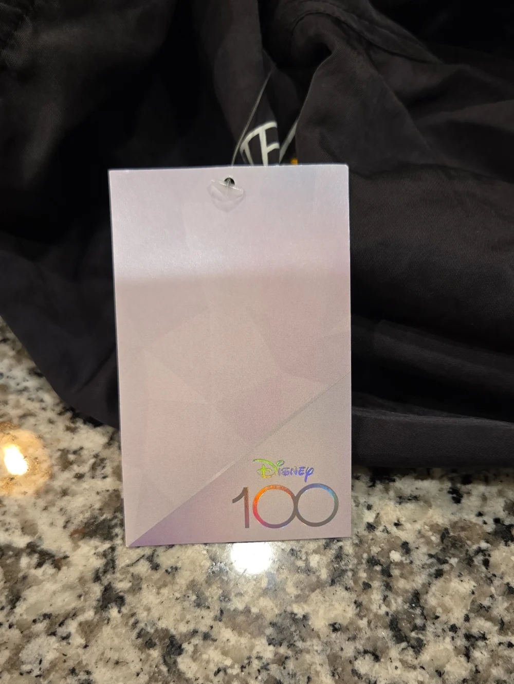DISNEY 100TH ANNIVERSARY MICKEY & FRIENDS PLATINUM BLACK WINDBREAKER JACKET.SZ M